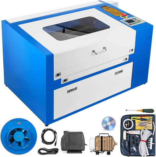 SIHAO 50W Desktop CO2 Laser Engraver | Cutter (12" x 16") Working Area with Lightburn Compatible - SIHAOTEC Laser