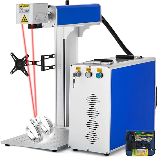SIHAO 50W Split Fiber Laser & Marking Machine | Cutter (7.9"x7.9") working Area - SIHAOTEC Laser