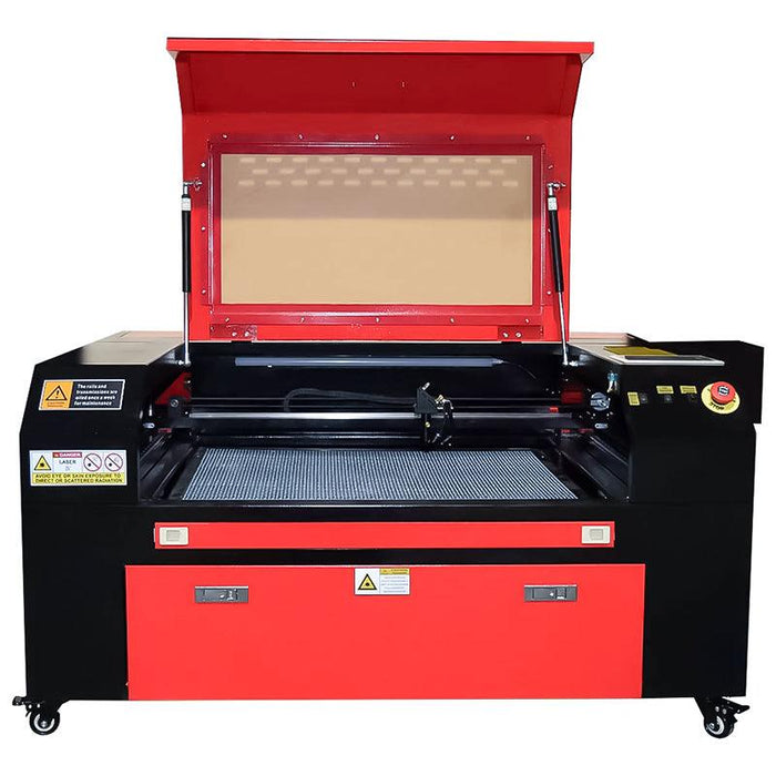 Engraving Machine 7050 80W Without Legs Black Red Ruida 110V US Plug