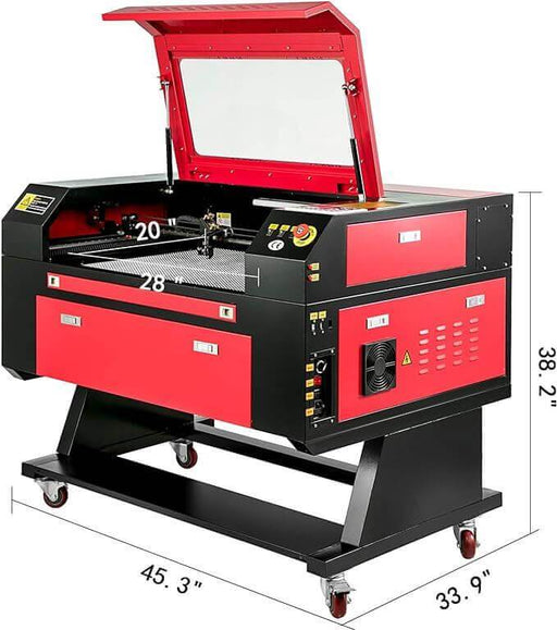 SIHAO Red 60W CO2 Laser Engraver | Cutter (28"x20") | Ruida Controller | with Manual Focus - SIHAOTEC Laser