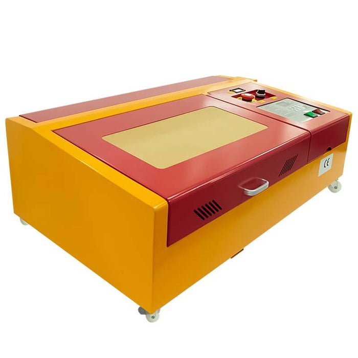 Engraving Machine 3020 Red and Yellow 50W M2 European Plug 220V