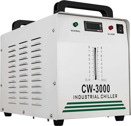 CW-3000 9L Thermolysis Industrial Water Chiller for CNC/60W/80W CO2 Laser Engraving - SIHAOTEC Laser