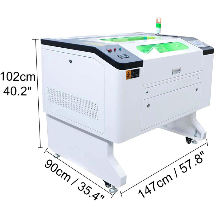 Integrated 7050 Engraving Machine 90-100W T2 Tottenham Ruida With Water Chiller US Plug 110V