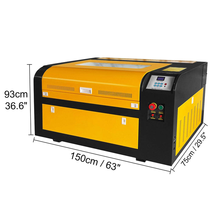 Integrated CO2 Laser Engraving Machine 60×40cm 60W 110 US Plug