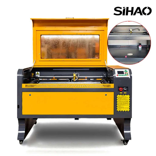 SIHAO Yellow 80W CO2 Laser Engraver | Cutter (39" x 31") | Ruida Cnotroller | with Manual Focus - SIHAOTEC Laser