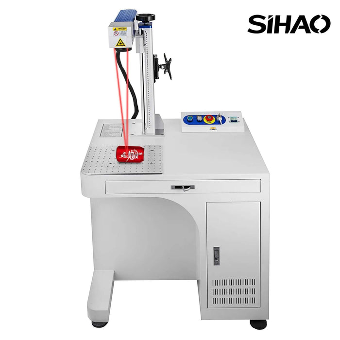 SIHAO Schrank-Faserlaser-Markierungsmaschine 20 W/30 W/50 W